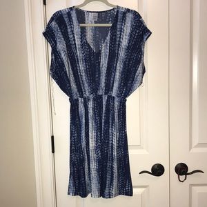 Blue stripped swimsuit coverup. New w/tag.